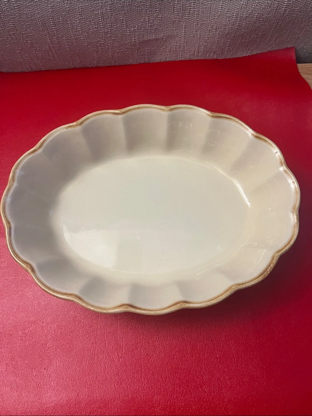 Casa Stone By Casafina  Bowl, Portuguese Stoneware  9 7/8” L 7 1/4” W 2”H